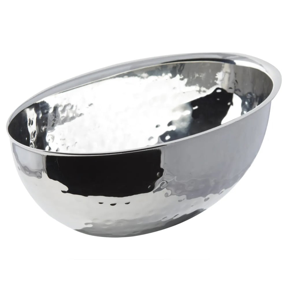 Bon Chef 61213 6 4/5" Nut Bowl, Stainless w/ Hammered Finish