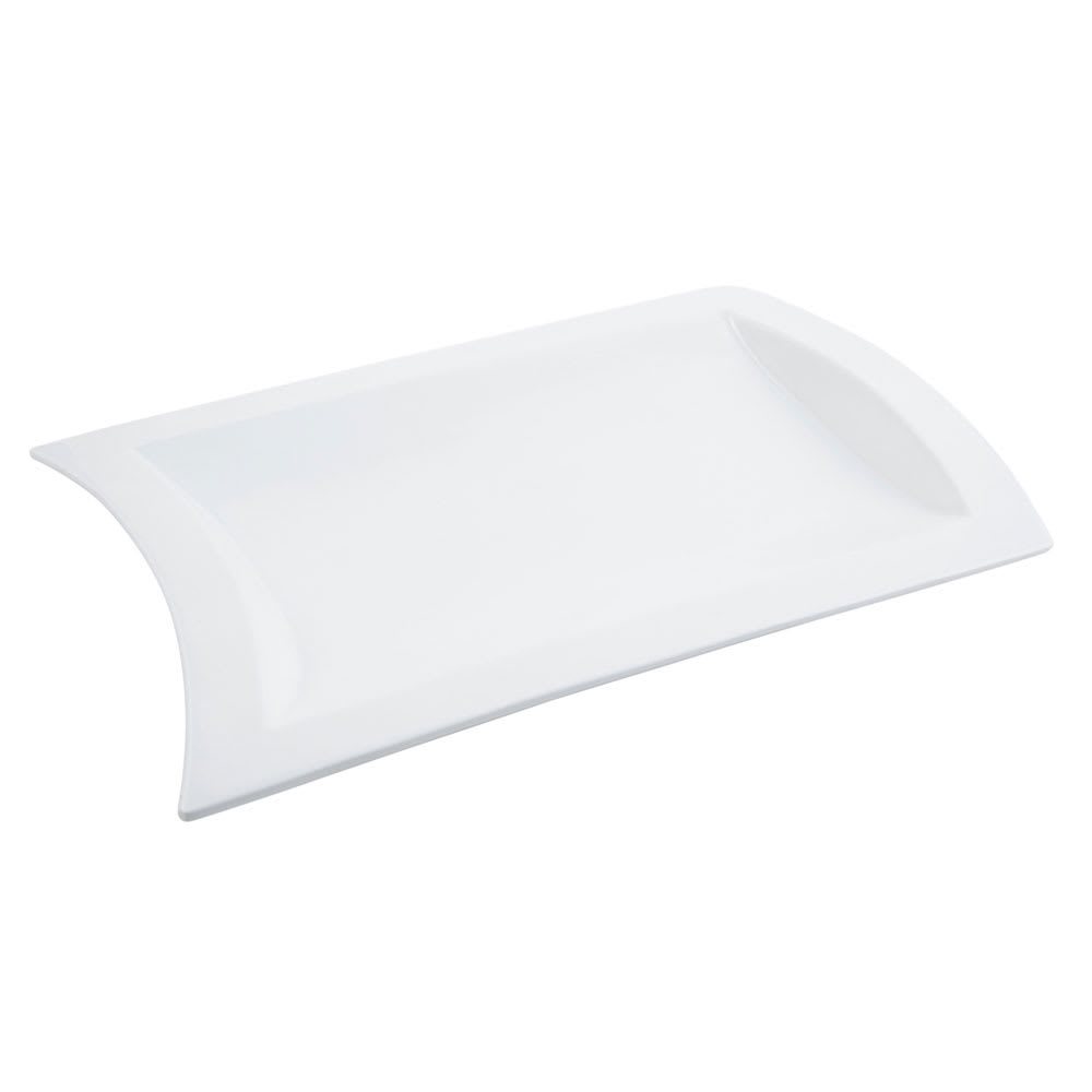 Bon Chef 70030S Platter, 15 5/8" x 21 3/4", Aluminum/White