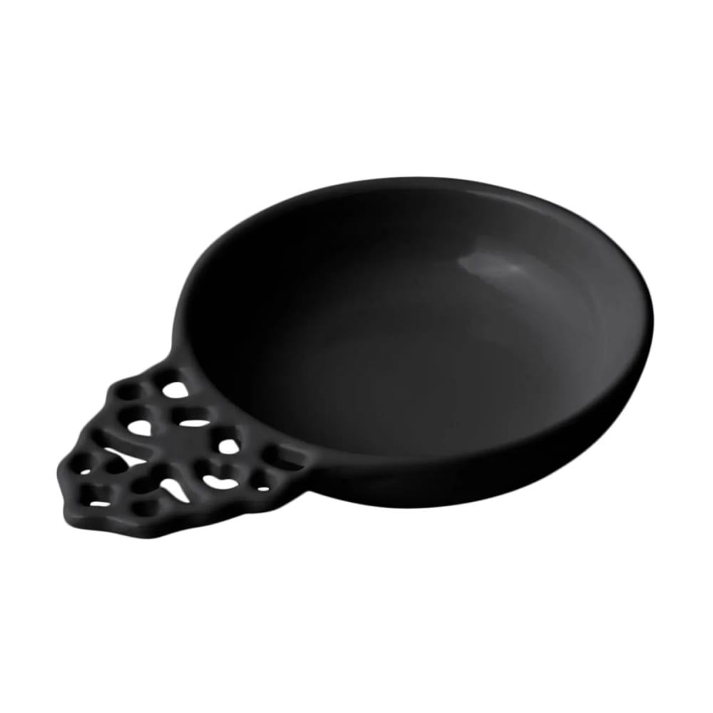 Bon Chef 9006S BLK 7-oz Porringer Side Bowl, Aluminum/Black