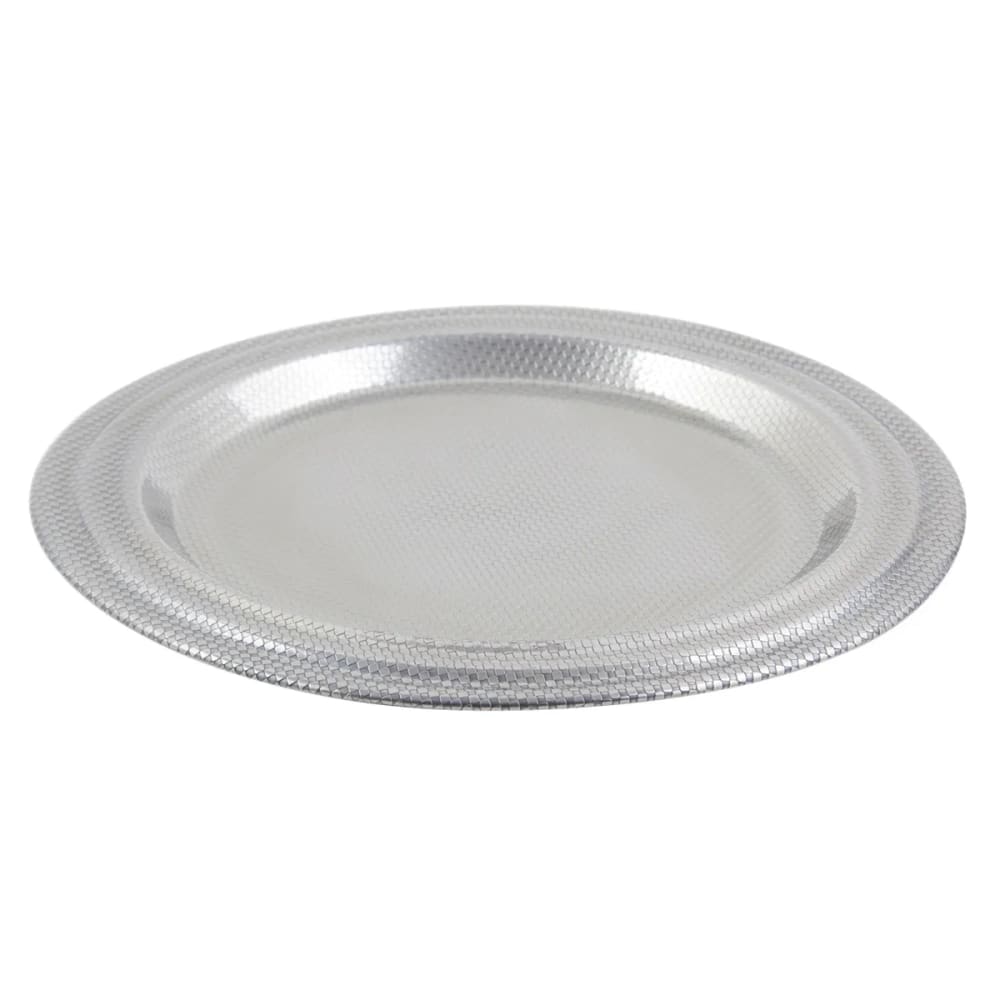 Bon Chef 9312 13 1/2" Round Plate, Stainless
