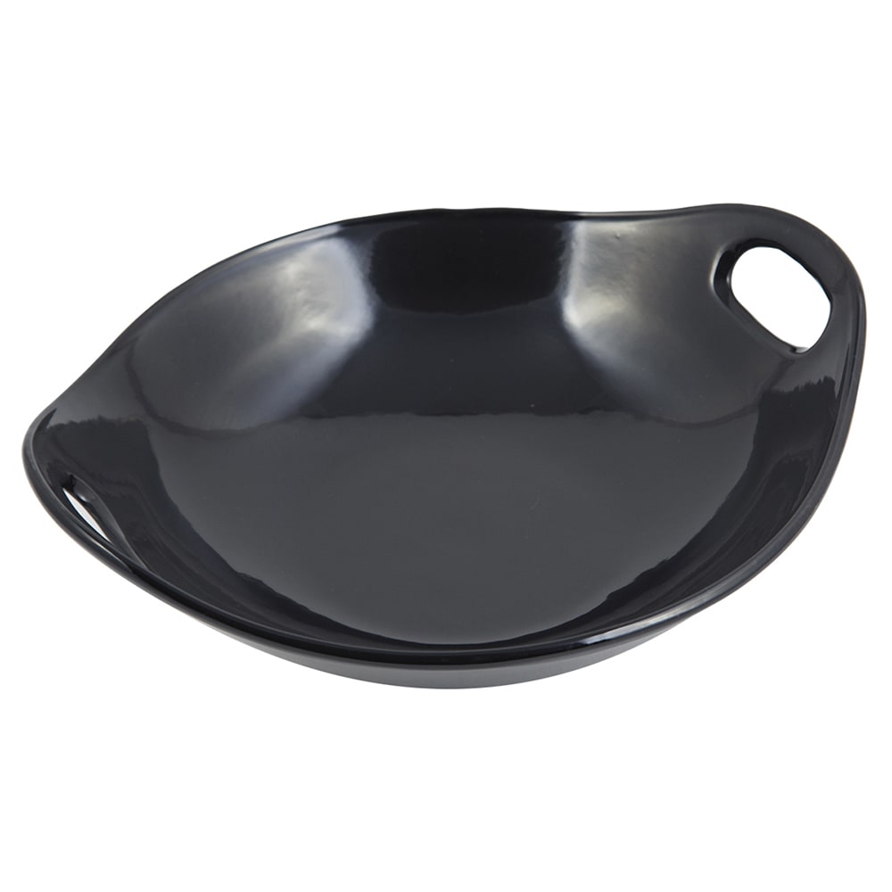 Bon Chef 9933S BLK 10 1/4" Chopstick Plate, Aluminum/Black