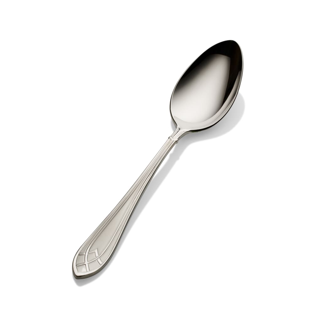 Bon Chef S1403 7 1/2" Dessert Spoon with 18/8 Stainless Grade, Viva Pattern