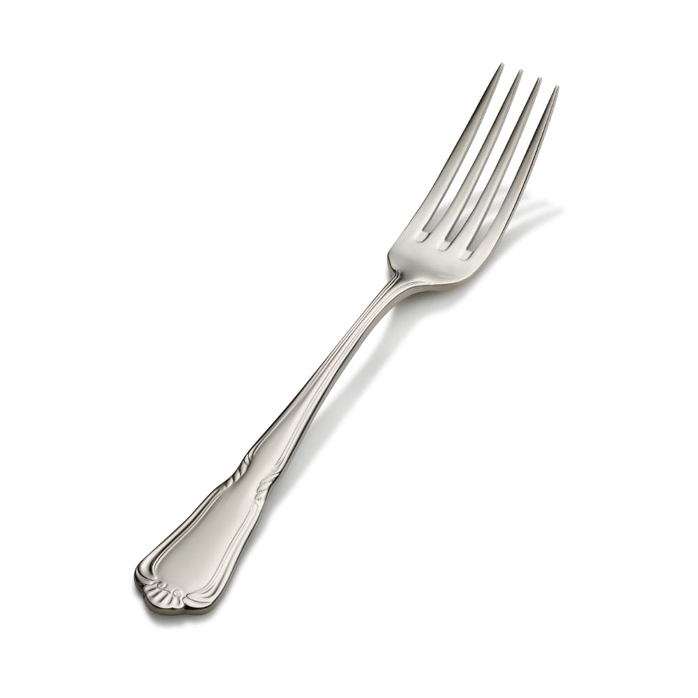 Bon Chef S1505 7 3/4" Dinner Fork with 18/10 Stainless Grade, Sorento Pattern