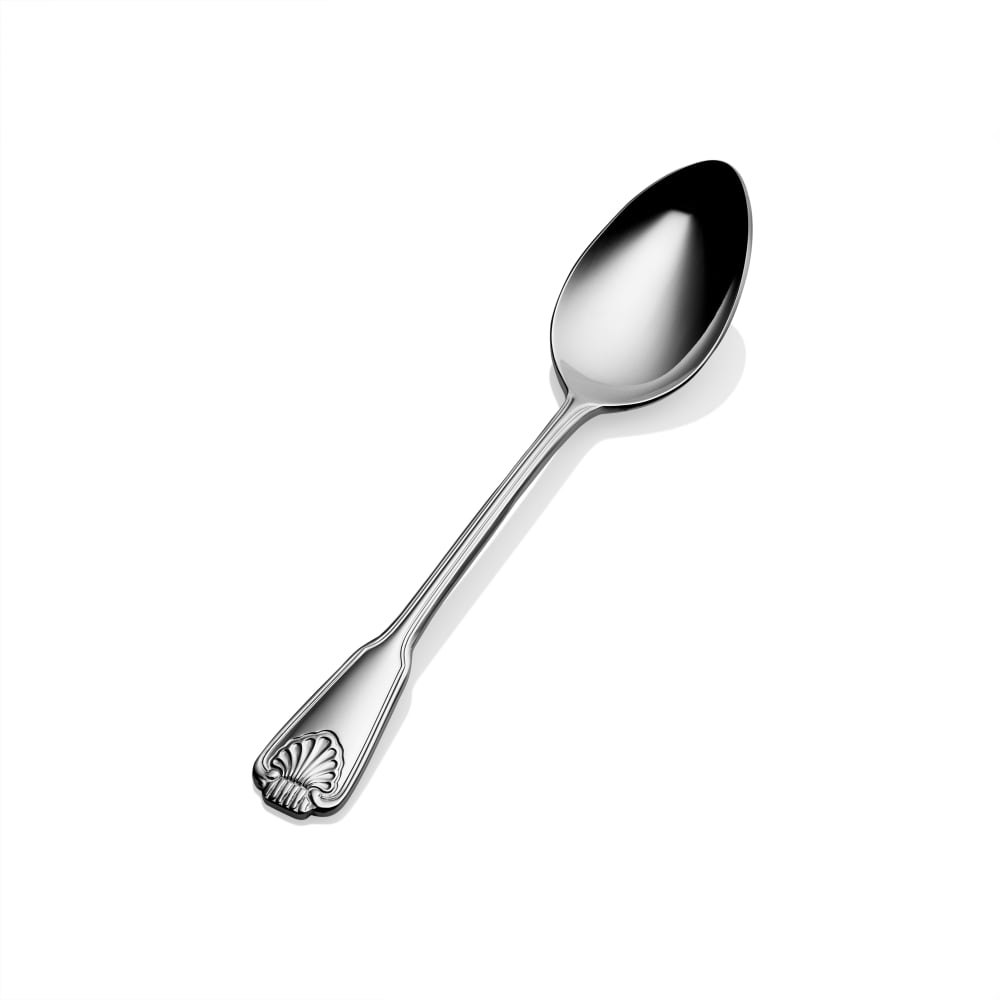 Bon Chef S2003 7 1/2" Dessert Spoon with 18/8 Stainless Grade, Shell Pattern