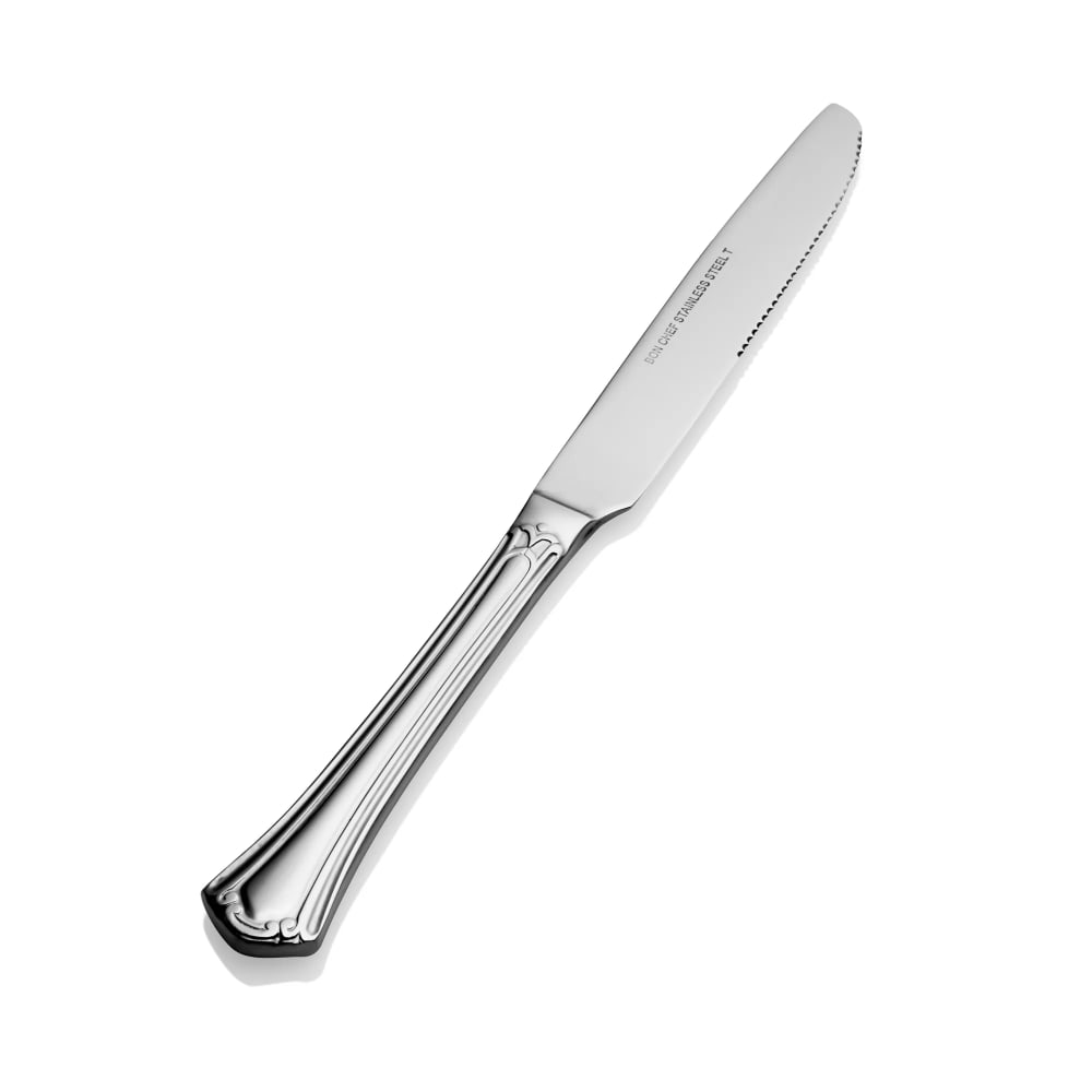 Bon Chef S2112 9 8/9" Dinner Knife with 13/0 Stainless Grade, Breeze Pattern