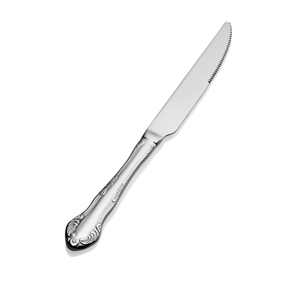 Bon Chef S2512 9 5/6" Dinner Knife with 13/0 Stainless Grade, Elegant Pattern