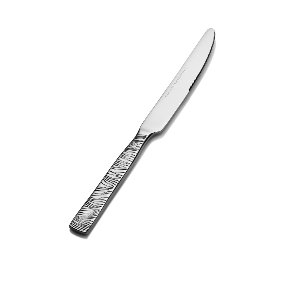 Bon Chef S2912 9 6/7" Dinner Knife with 13/0 Stainless Grade, Safari Pattern