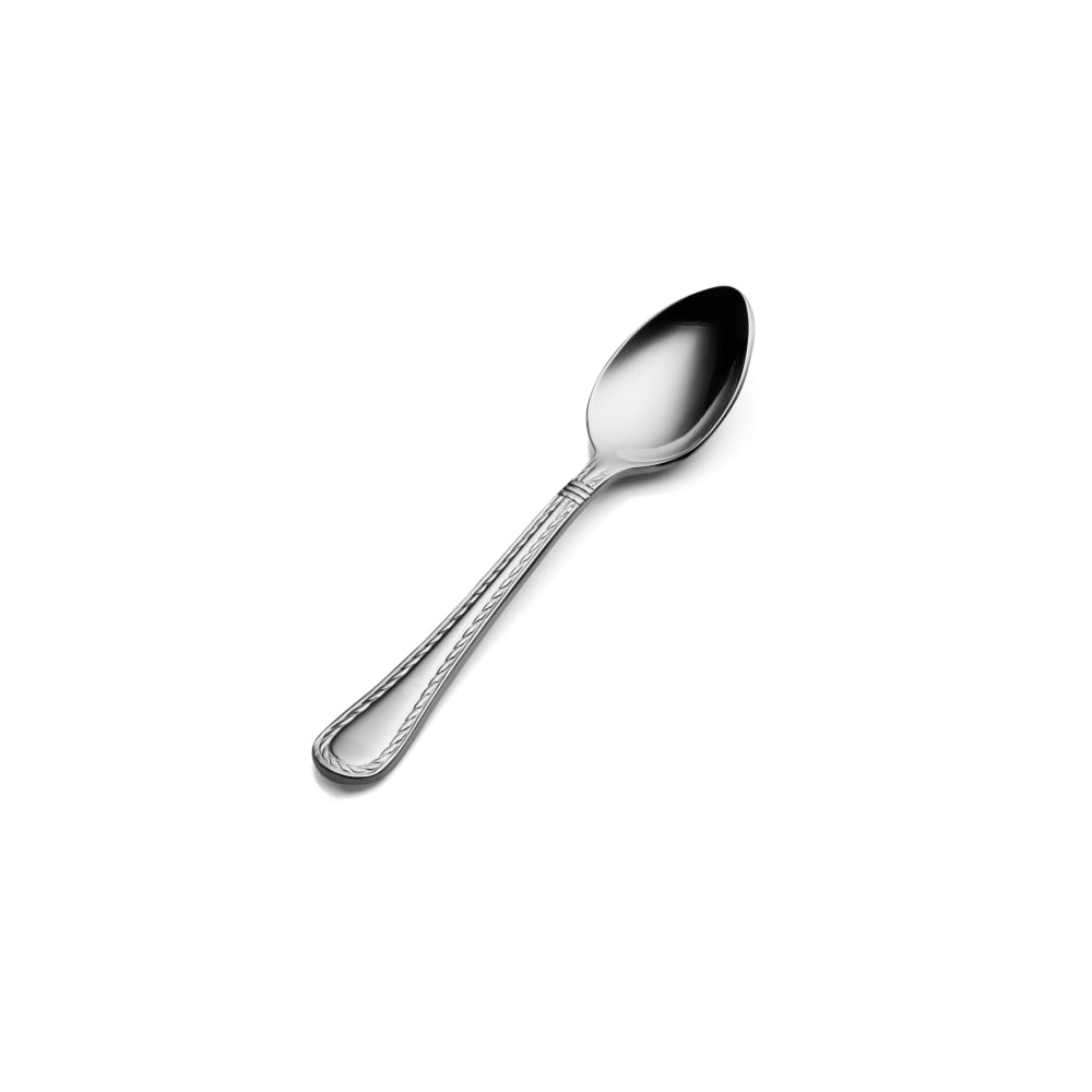 Bon Chef S416 4 2/3" Demitasse Spoon with 18/8 Stainless Grade, Amore Pattern