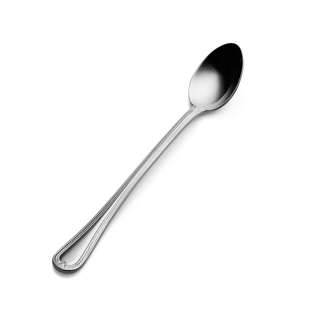 Bon Chef S702 7 3/8" Iced Tea Spoon with 18/10 Stainless Grade, Bolero Pattern