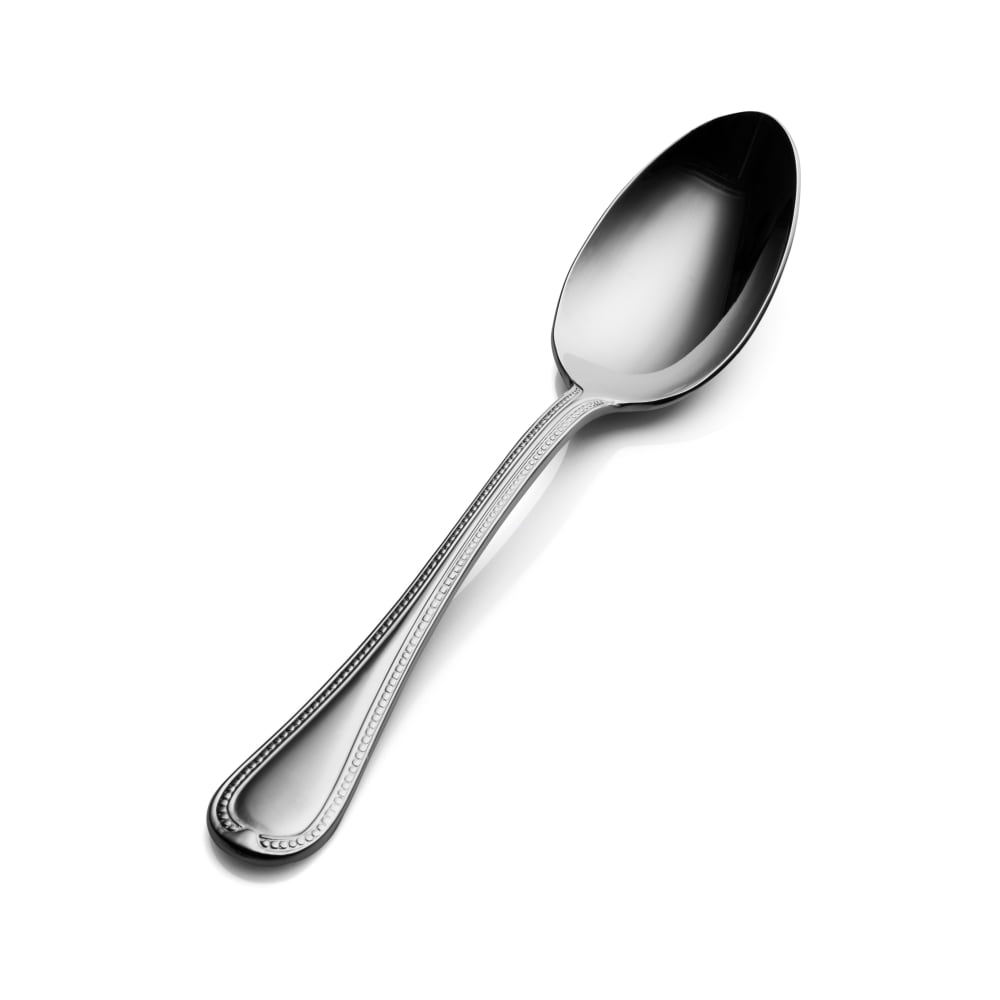 Bon Chef S703 7 1/5" Dessert Spoon with 18/8 Stainless Grade, Bolero Pattern