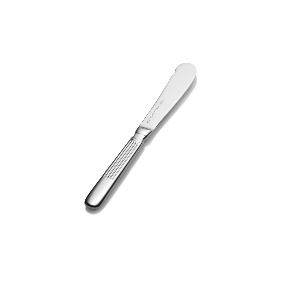 Bon Chef SBS3613 6 7/9" Butter Knife with 13/0 Stainless Grade, Apollo Pattern