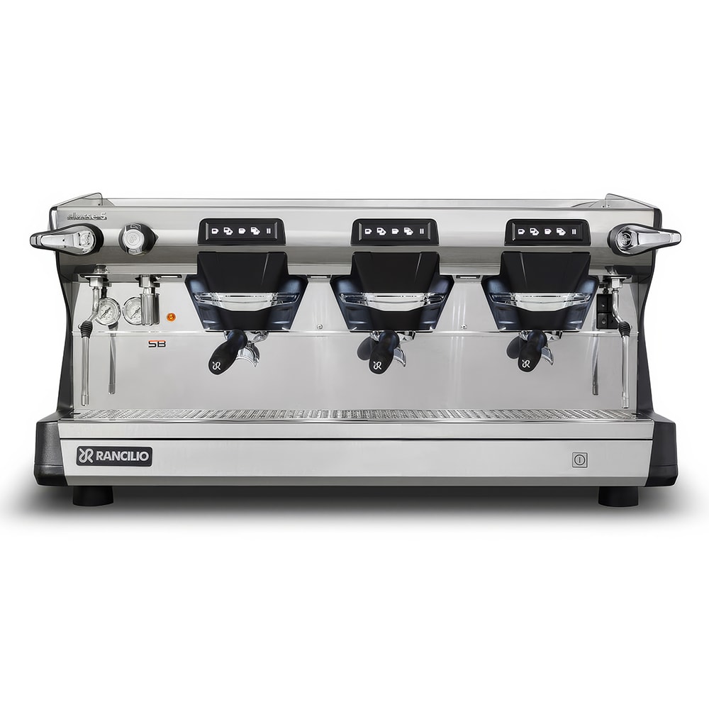 Rancilio CLASSE 5 USB 3GR Classe 5 Automatic Espresso Machine w/ (3) Groups & (2) Steam Wands - 220v/1ph
