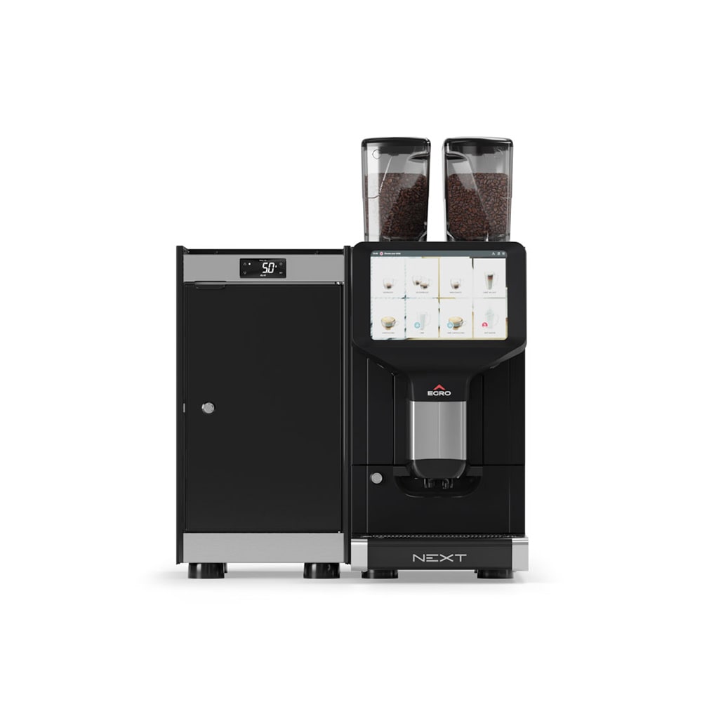 Rancilio EGRO NEXT TOP MILK Egro NEXT Super Automatic Espresso Machine w/ (1) Group, (1) Steam Wand, & (2) Hoppers - 220v/1ph