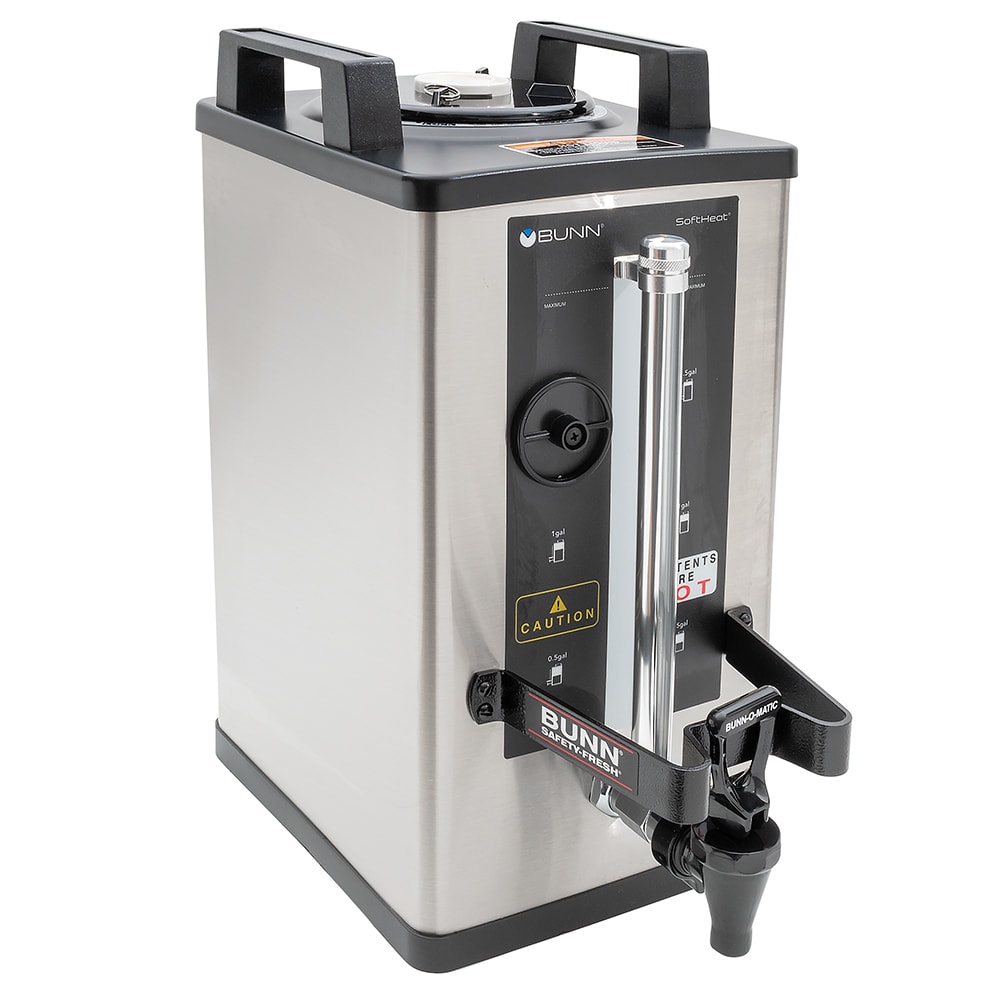 Bunn Soft Heat® Server For Satellite Brewers, 1 1/2 Gallon, Stainless (27850.0001)