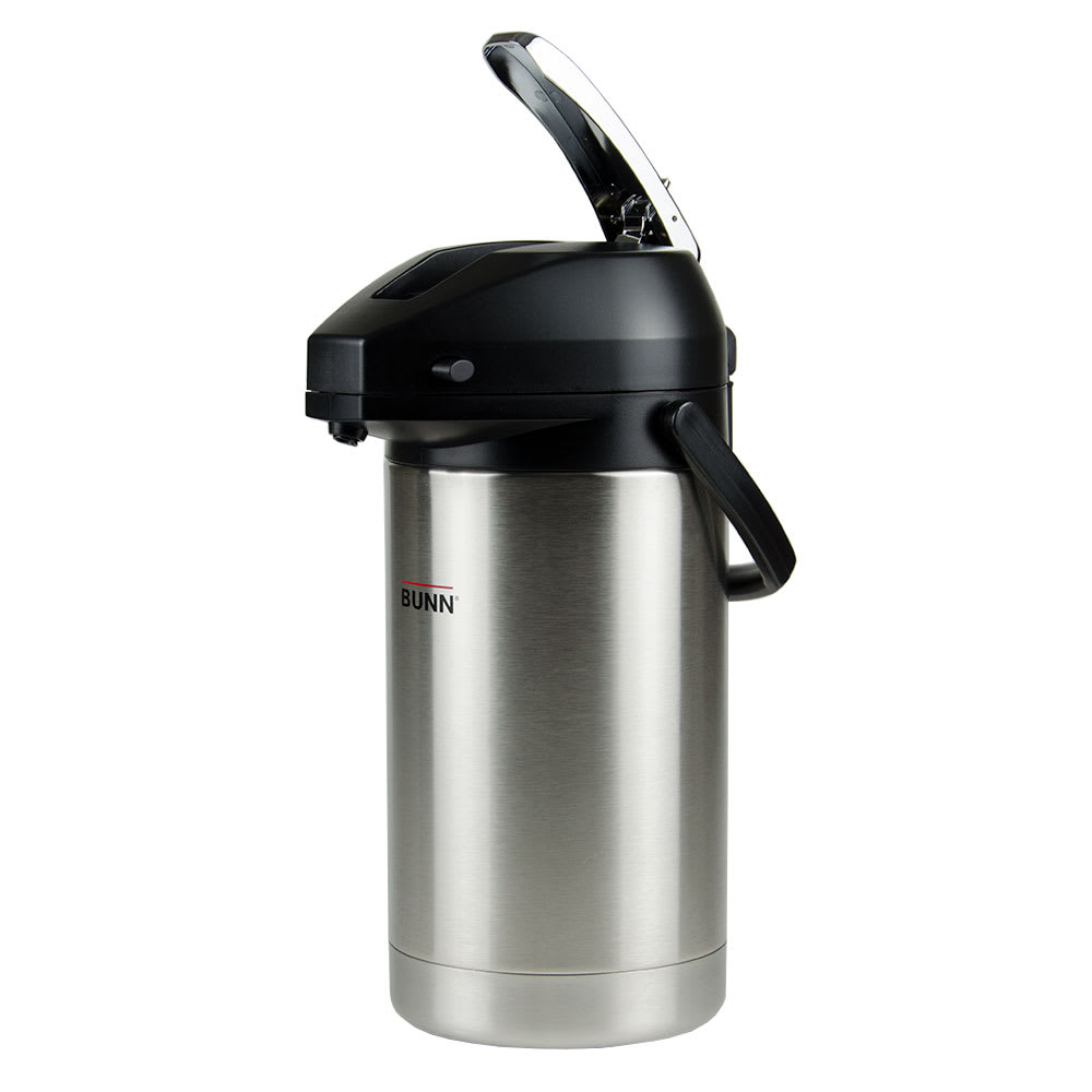 Bunn 3 Liter Lever Action Airpot, Stainless Steel Liner (32130.0000)