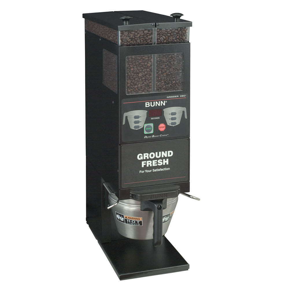 Bunn G9-2T DBC Coffee Grinder, 2 Hoppers & Wireless Interface, Black (33700.0001)