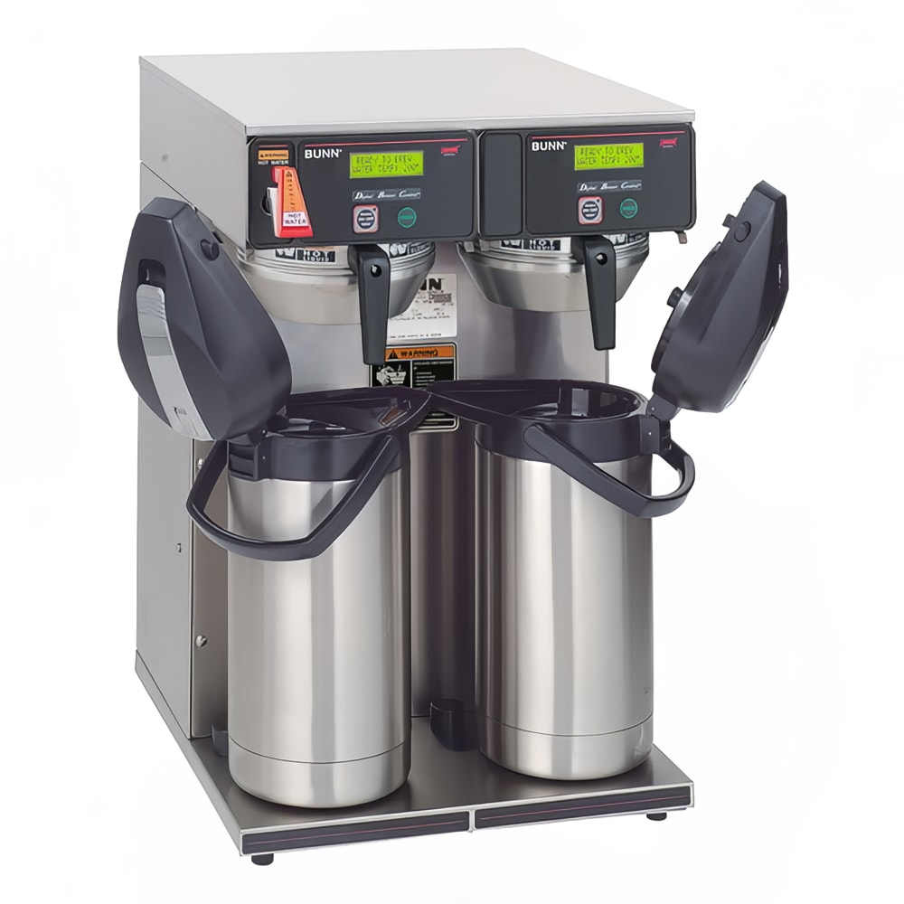 Bunn AXIOM Twin-APS 15 gal AXIOM® Twin Airpot Coffee Brewer, Faucet & LCD Display, 120 240v/1ph (38700.0013)