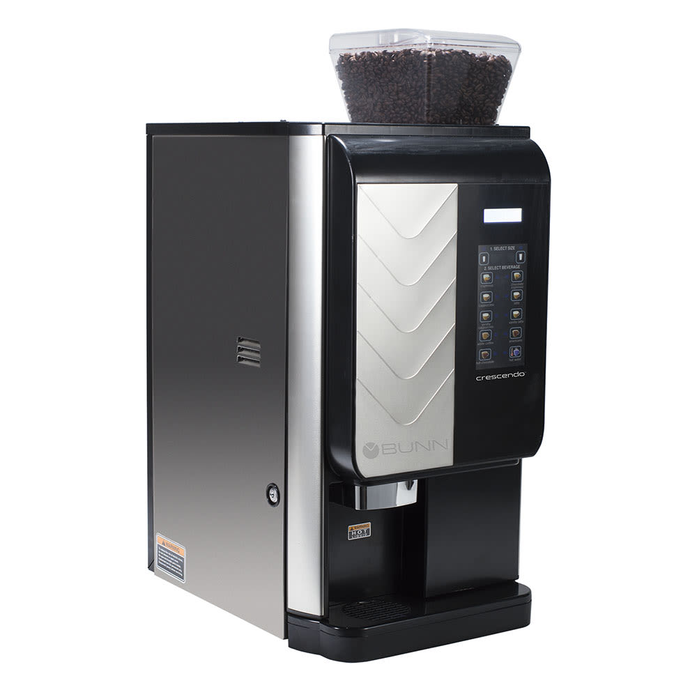 Bunn Crescendo™ Bean to Cup Coffee Brewer w/ (2) 3 3/10 lb Hoppers, 120v (44300.0201)