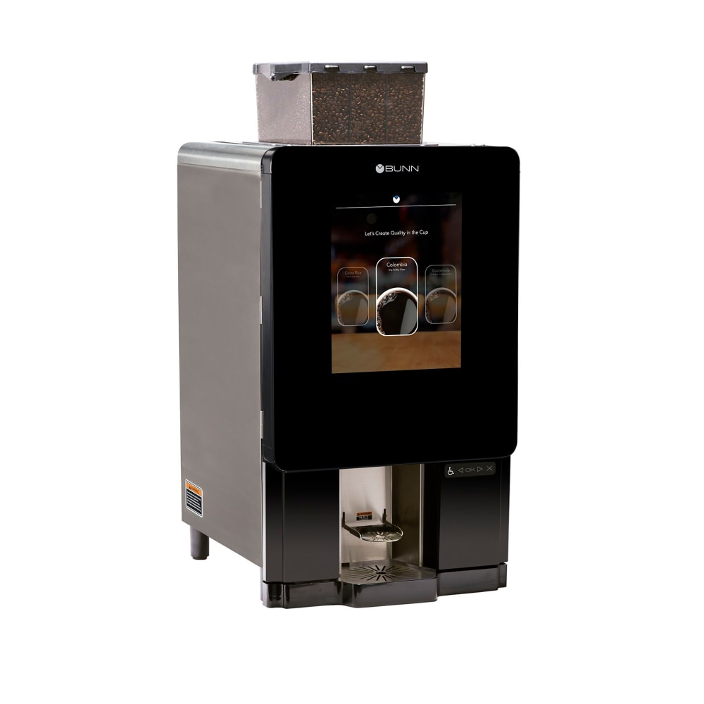 Bunn Sure Immersion™ Bean to Cup Coffee Brewer w/ (2) 3 lb Hoppers & (1) 2 lb Hopper, 120v (44400.0200)