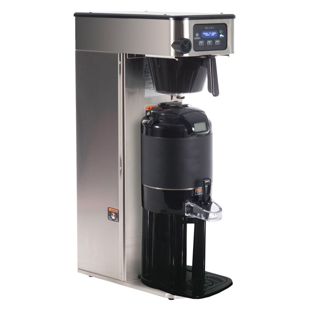 Bunn ICB-DV Tall Automatic Coffee Brewer for Thermal Servers - Stainless, 120-208v/1ph (53100.0001)