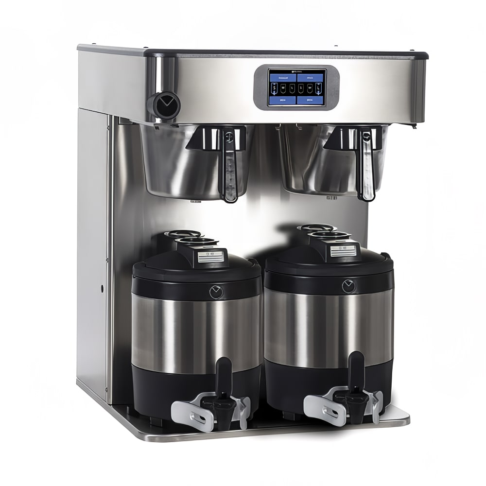 Bunn ICB Twin Platinum Edition Automatic Coffee Brewer for ThermoFresh Servers - Stainless, 120-240v/1ph (53400.0100)
