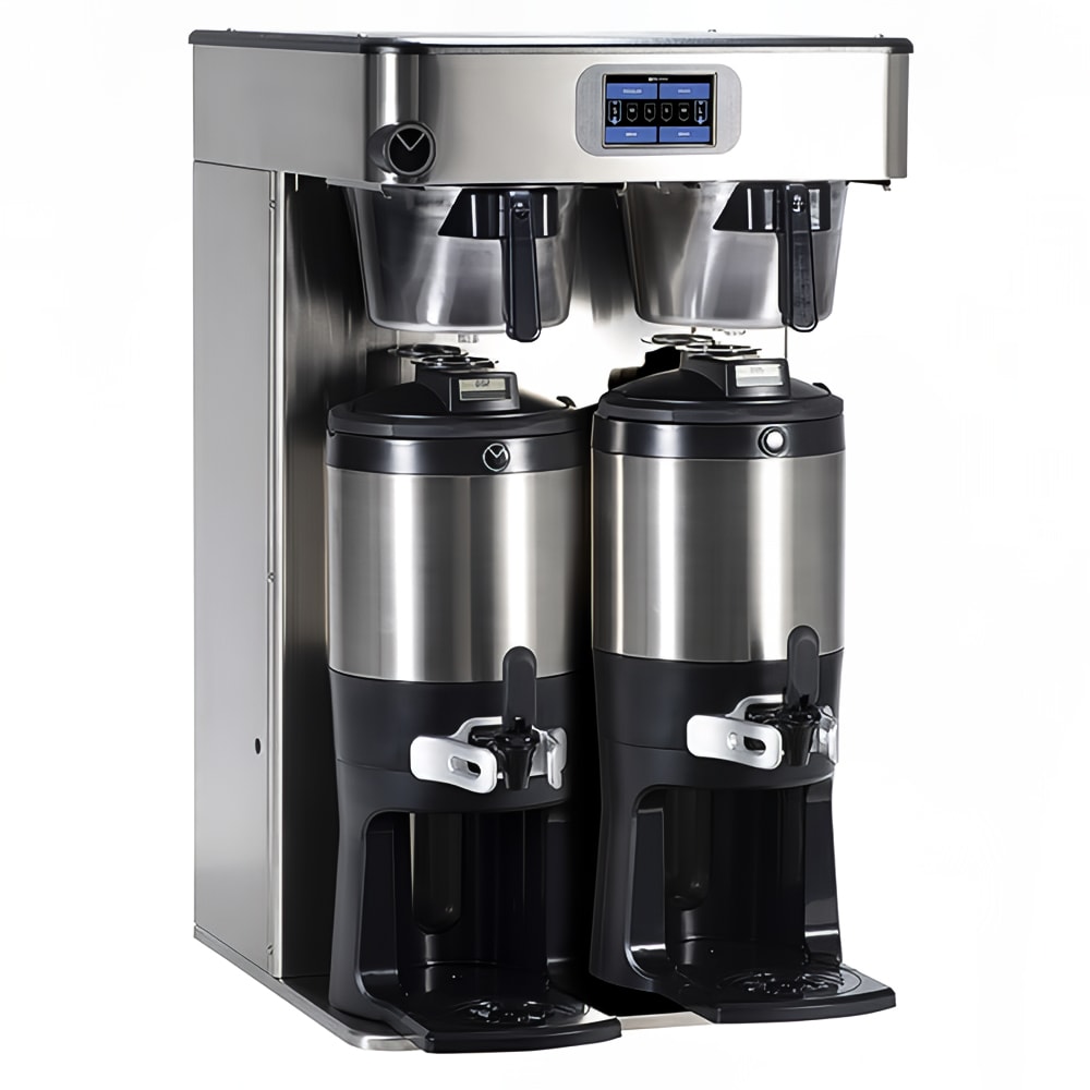 Bunn ICB Twin Platinum Edition Automatic Tall Coffee Brewer for ThermoFresh Servers - Stainless, 120-240v/1ph (53400.0101)