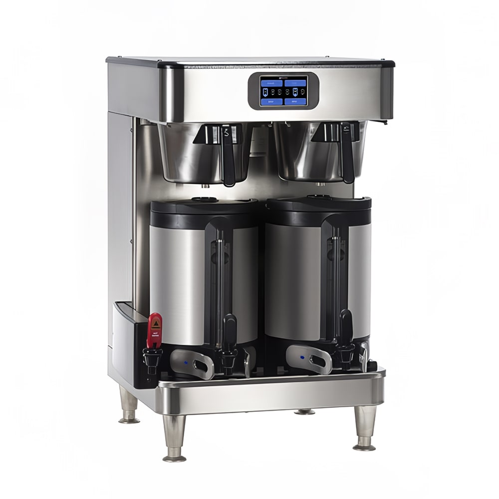 Bunn ICB SH PE Twin Infusion Series Coffee Brewer for Soft Heat® Servers - Stainless, 120-240v/1ph (53600.0100)