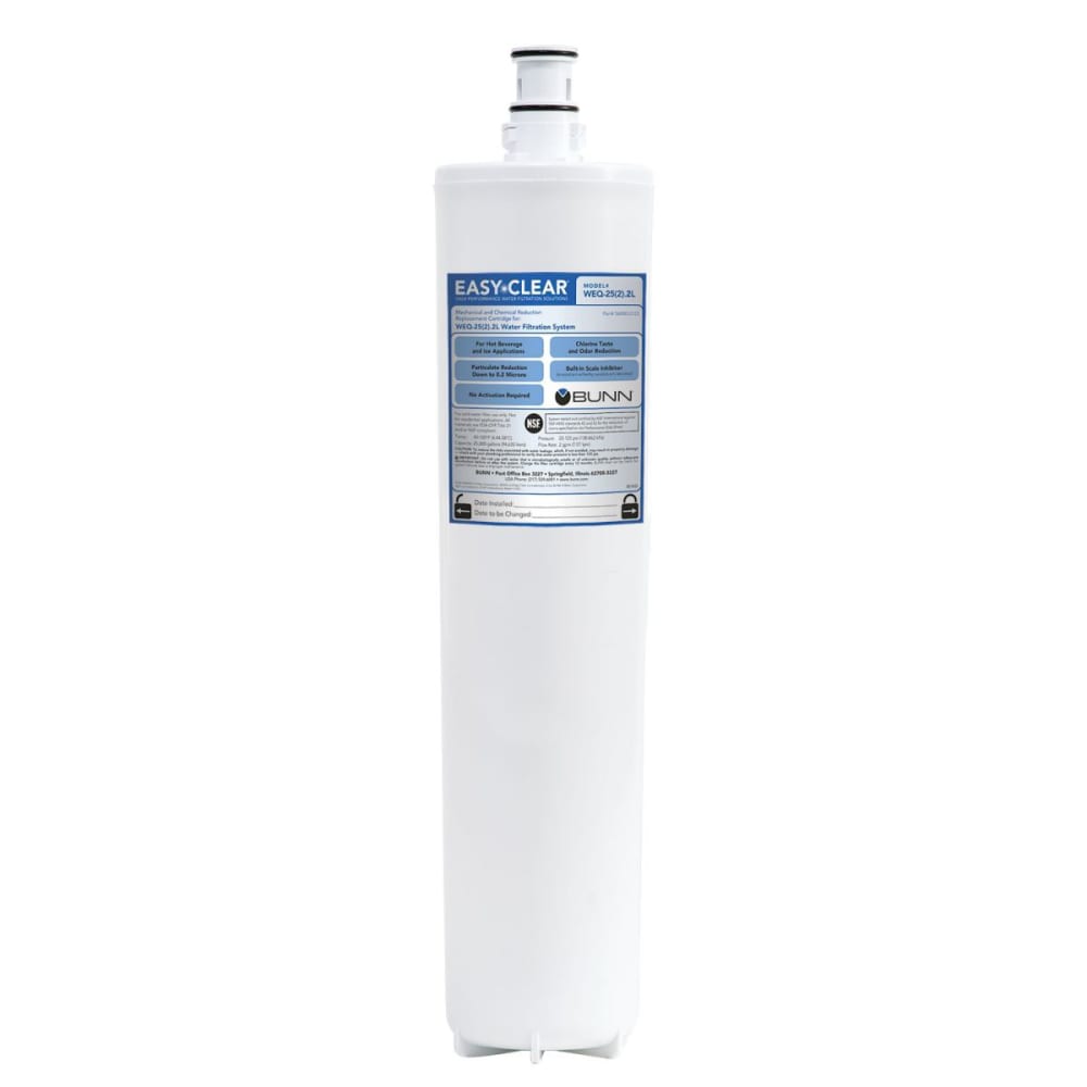 Bunn WEQ-25(2).2L WEQ Water Filter Cartridge w/ 25,000 gal Capacity (56000.0123)