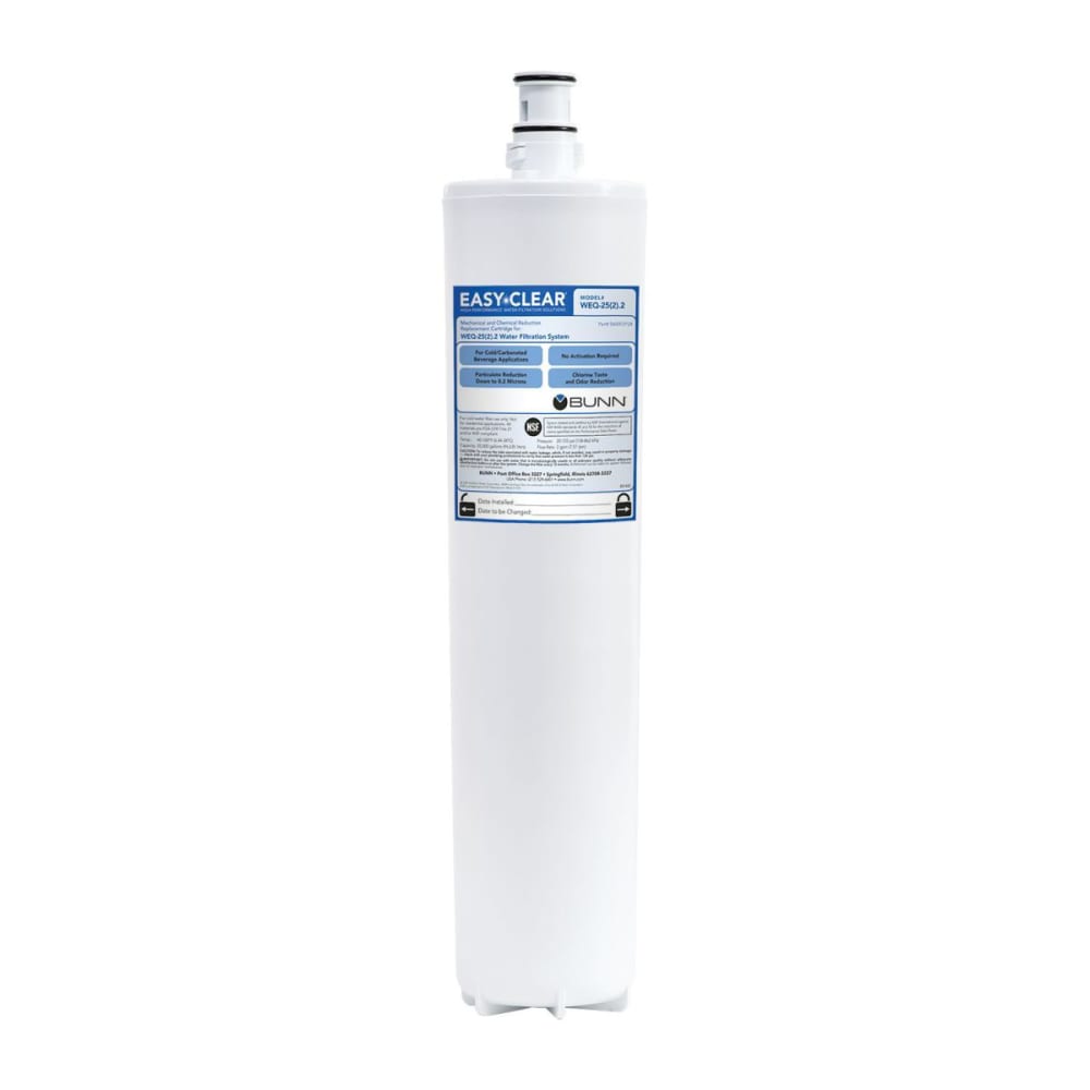 Bunn WEQ-25(2).2 WEQ Water Filter Cartridge w/ 25,000 gal Capacity (56000.0124)