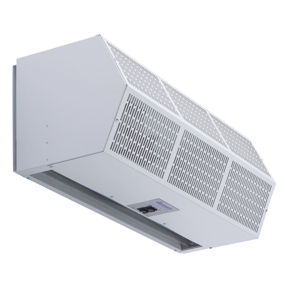 Berner CHD10-3120A 120" Unheated Air Curtain - (3) Speeds, White, 120v
