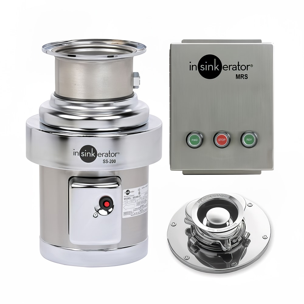 InSinkErator SS-200-5-MRS Disposer Pack w/ #5 Adapter & Manual Reverse Switch, 2 HP, 208v/1ph