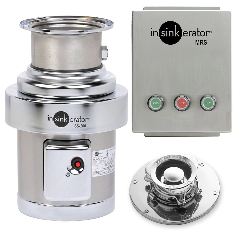 InSinkErator SS-200-5-MRS Disposer Pack w/ #5 Adapter & Manual Reverse Switch, 2 HP, 230/1 V