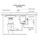 InSinkErator SS-200-7-AS101 Disposer Package w/ #7 Adapter & AS101 Panel, 2 HP, 230/1 V thumbnail 7