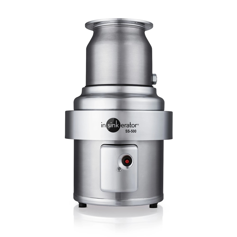 InSinkErator SS-500 Disposer, Basic Unit Only, Stainless 5 HP, 208v/3ph