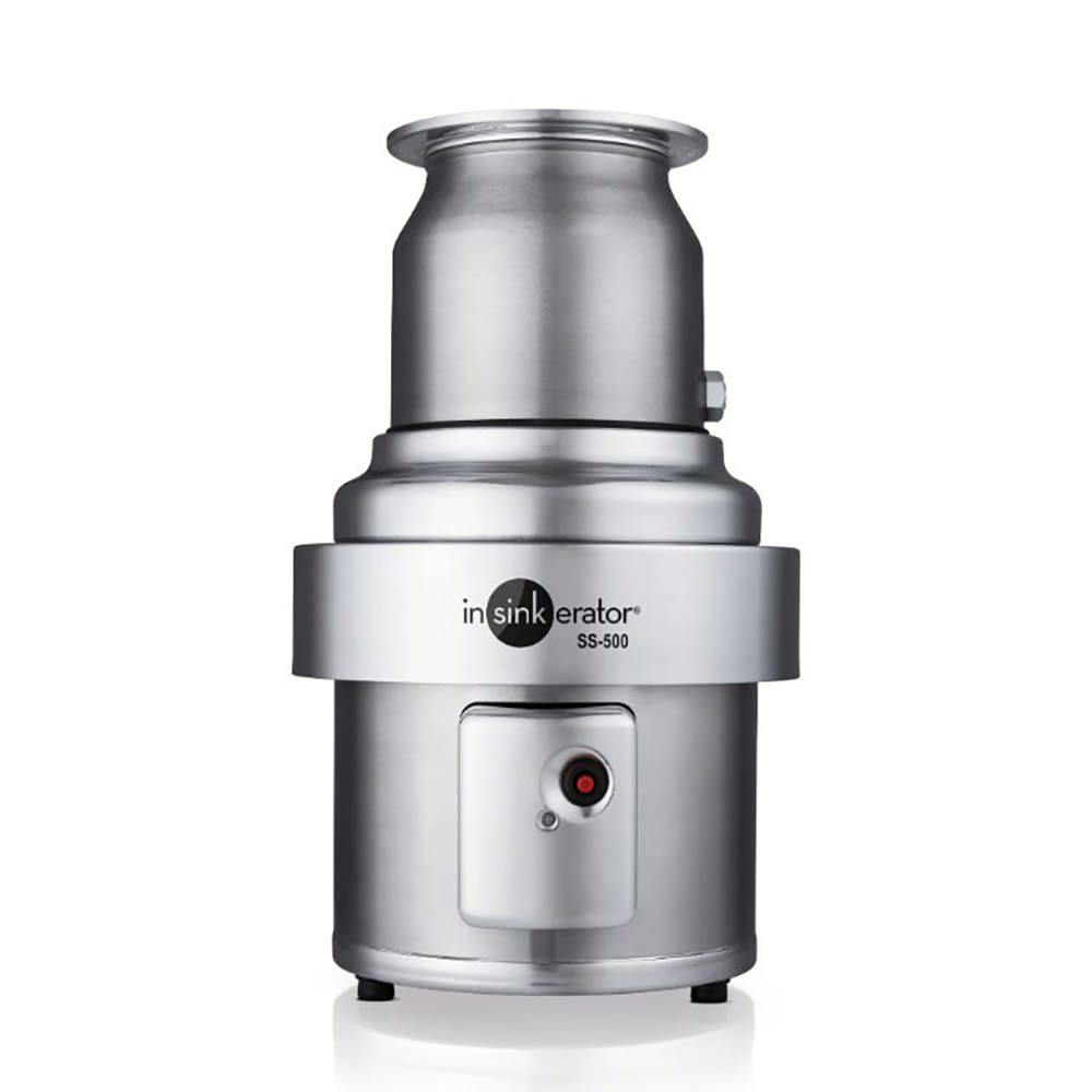 InSinkErator SS-500-12A-MRS Disposer Pack w/ 12-in Bowl & Cover, Reverse Switch, 5-HP, 208/3 V