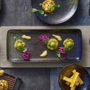 Schonwald 10 5/8" x 4 3/4" Rectangular Playground Platter - Stoneware, Iridescent Sea (701212791000351) thumbnail 2