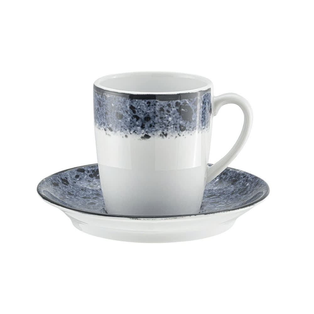 Schonwald 6 3/4 oz Shabby Chic Cup - Porcelain, Blue Stone (9015270-63076)