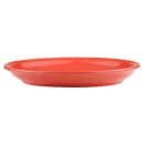 Libbey 903034001 13 5/8" x 10 1/2" Oval Cantina Platter - Porcelain, Cayenne thumbnail 2
