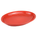 Libbey 903034001 13 5/8" x 10 1/2" Oval Cantina Platter - Porcelain, Cayenne thumbnail 3