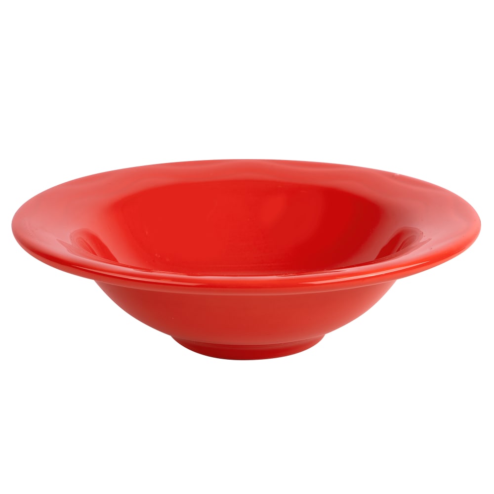 Libbey 903034019 12 oz Round Grapefruit Bowl w/ Cantina Carved Pattern & Shape, Flint Body, Cayenne