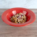 Libbey 903034019 12 oz Round Grapefruit Bowl w/ Cantina Carved Pattern & Shape, Flint Body, Cayenne thumbnail 6