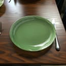 Libbey 903035001 13 5/8" x 10 1/2" Oval Cantina Platter - Porcelain, Sage thumbnail 2