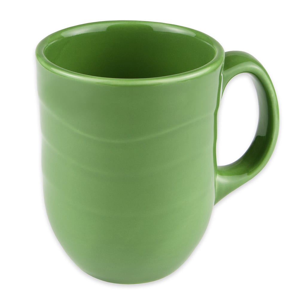 Libbey 903035004 11 oz Mug w/ Cantina Carved Pattern & Shape, Flint Body, Sage