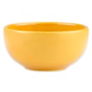 Libbey 903044005 8 oz Round Unhandled Bouillon w/ Cantina Uncarved Pattern, Republic Shape, Saffron thumbnail 2