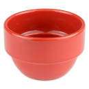 Libbey 903045370 8 oz Round Stackable Bouillon w/ Studio Pattern & Body, Cayenne thumbnail 2