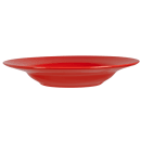 Libbey 903045377 21 oz Round Pasta Bowl w/ Rolled Edge & Cantina Uncarved Pattern, Cayenne thumbnail 2