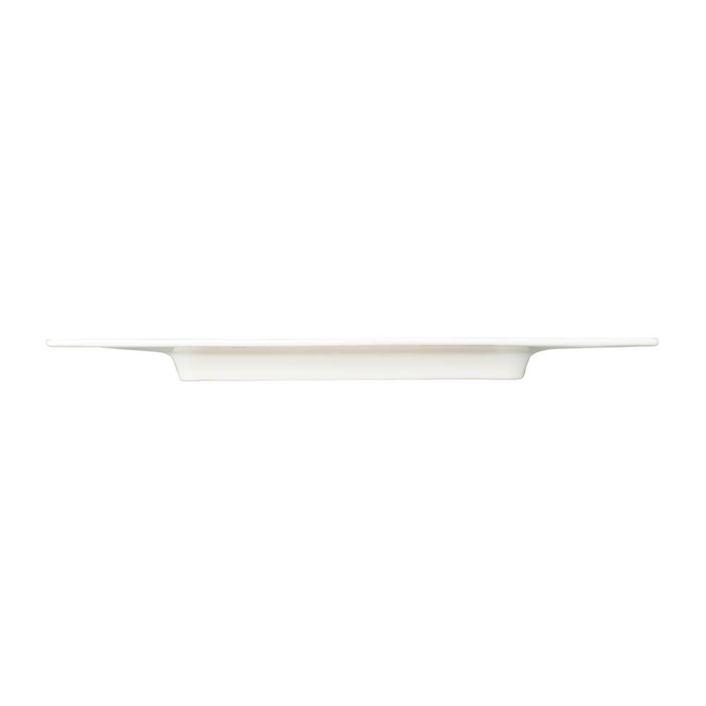 Libbey 905356001 11 x 5 1/8" Rectangular Slenda Valla Tray - Porcelain, White Royal Rideau™