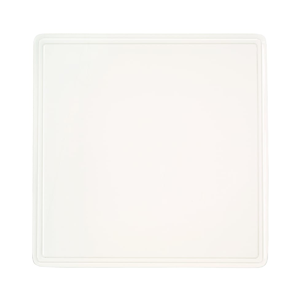 Libbey 905356005 11" Square Flat Plate w/ Rolled Edge & Slenda Shape