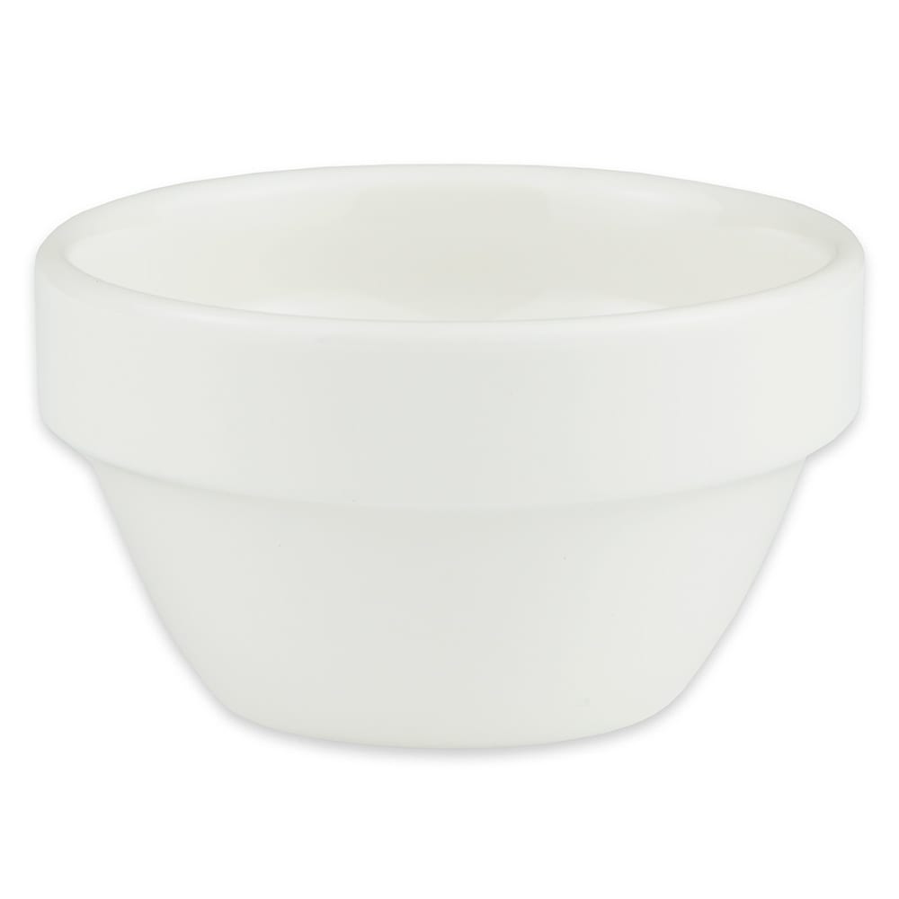Libbey 905356011 2 1/4 oz Royal Rideau Ramekin - Round, Slenda Pattern, White