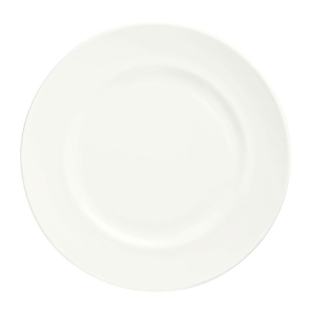 Libbey 905356310 12 1/2" Round Plate w/ Wide Rim, Slenda Pattern & Shape, Royal Rideau Body